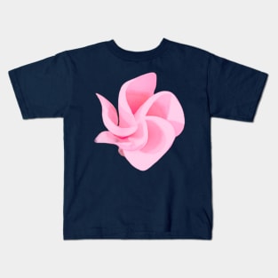 Frangipani bloom in pink Kids T-Shirt